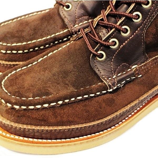 ラッセル モカシン RUSSELL MOCCASIN / バイソン x スウェード Safari PH Triple Vamp ブラウン Brown アメリカ製 | RUSSELL MOCCASIN | 01