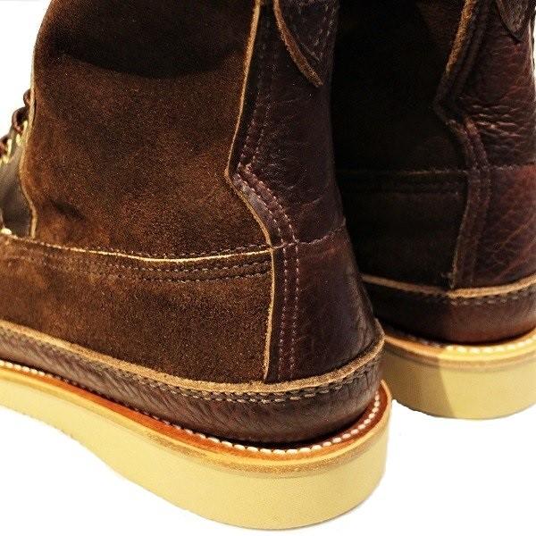 ラッセル モカシン RUSSELL MOCCASIN / バイソン x スウェード Safari PH Triple Vamp ブラウン Brown アメリカ製 | RUSSELL MOCCASIN | 04