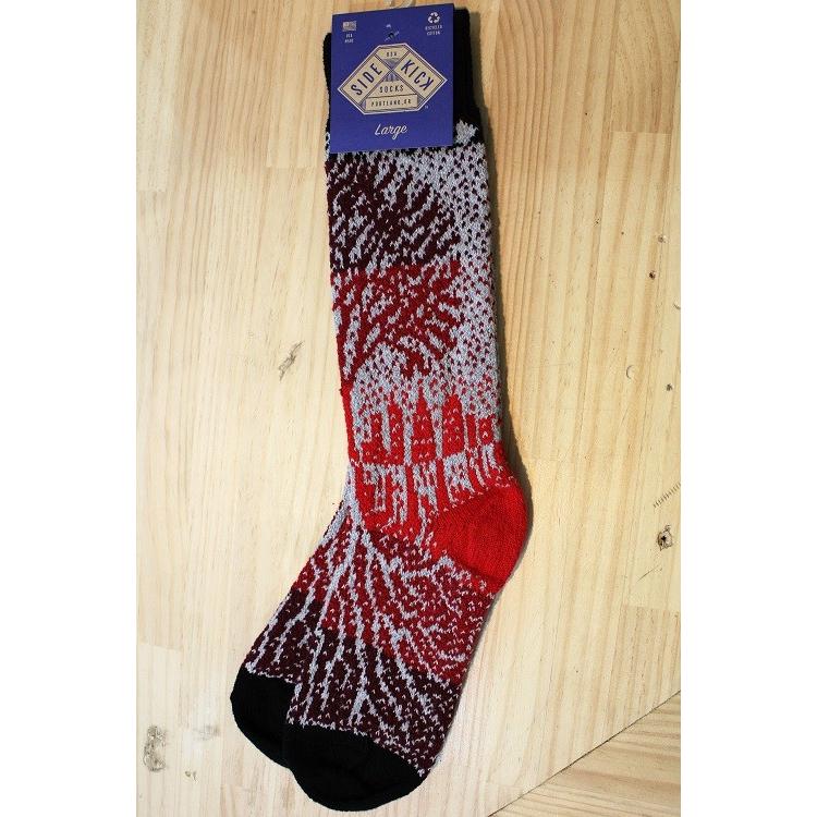 サイドキックソックス SIDEKICK SOCKS / リサイクルコットン ソックス "Tabor Fire Socks" アメリカ製 | 