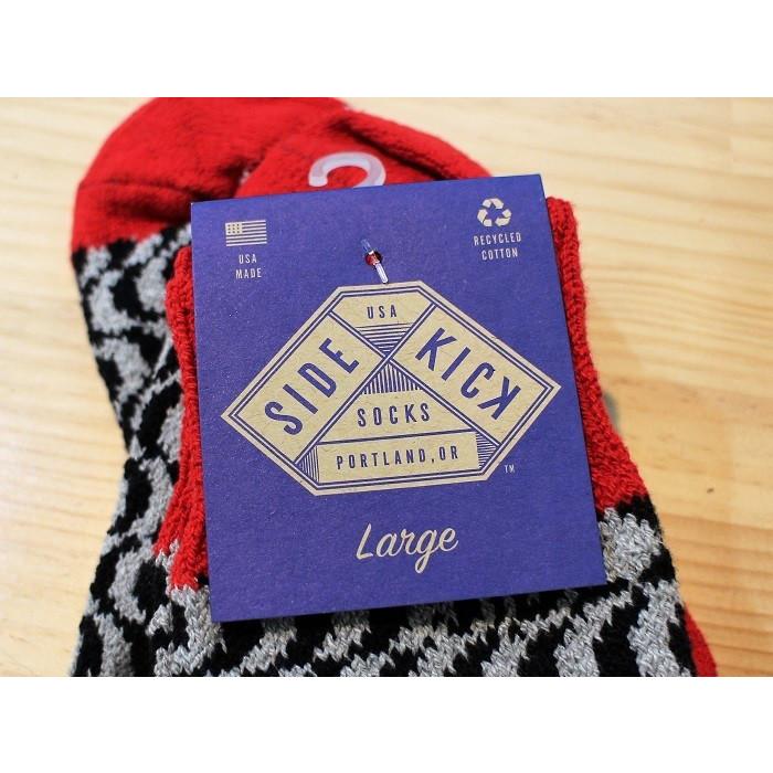 サイドキックソックス SIDEKICK SOCKS / リサイクルコットン ソックス "Tabor Fire Socks" アメリカ製 |  | 02