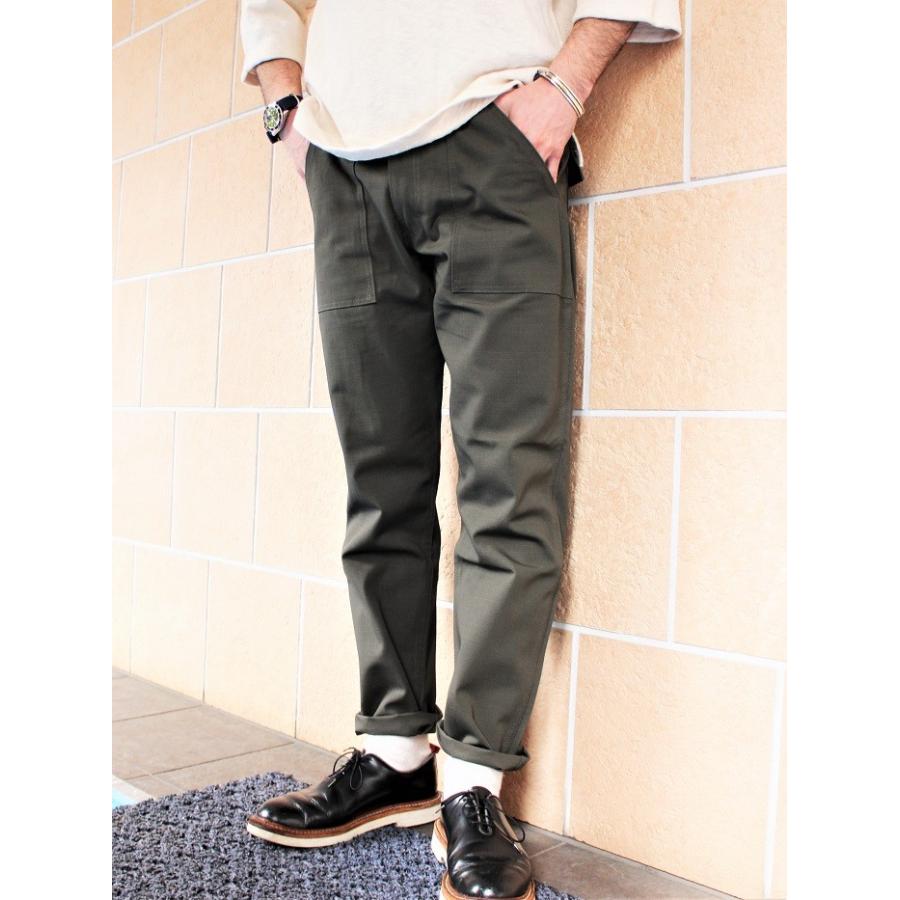 スタンレー STAN RAY / スリムフィット 4ポケット ファティーグ パンツ リップストップ slim fit 4pocket fatigue pant ripstop (COLOR : OLIVE) アメリカ製｜walnutsimport