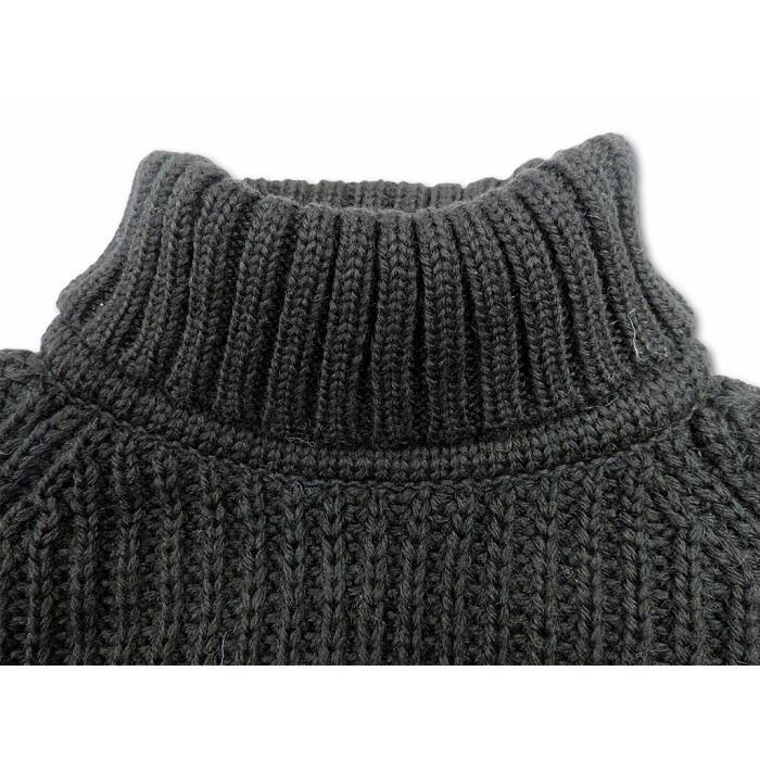 トラッドハウンド TRADHOUND /  ブリティッシュウール  タートルネック セーター ROLLNECK SWEATER  (BLACK) ブラック イギリス製 | HIGHLAND 2000 | 02