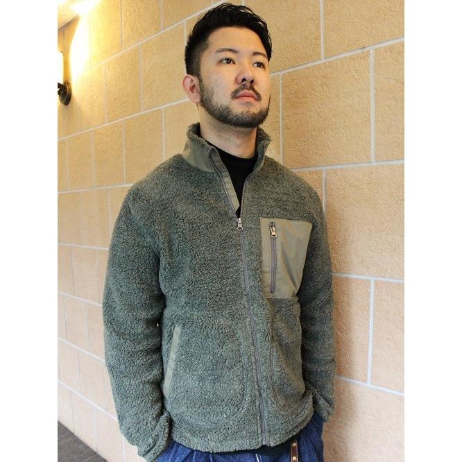 ウールリッチ WOOLRICH / メンズ フリース ジャケット フルジップ Glacier View Fleece Jacket  (オリーブ) | WOOLRICH