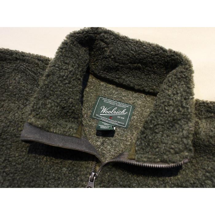 ウールリッチ WOOLRICH / メンズ フリース ジャケット フルジップ Glacier View Fleece Jacket  (オリーブ) | WOOLRICH | 03