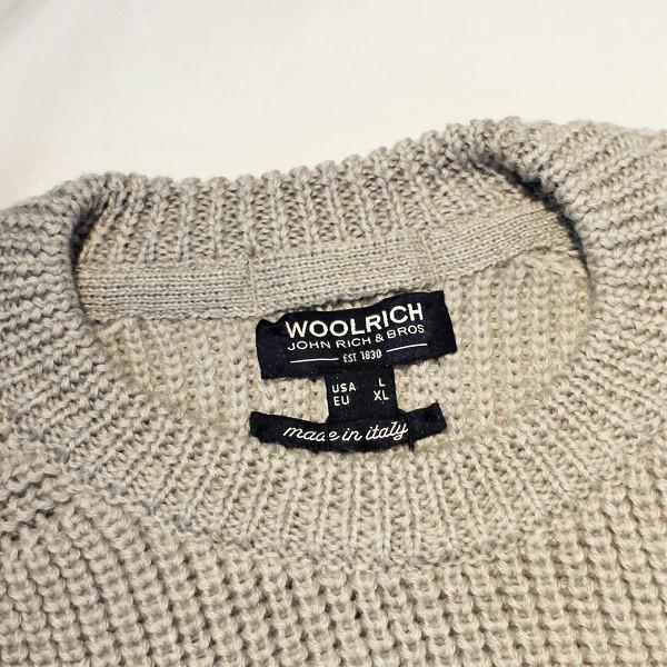 ウールリッチ WOOLRICH / メンズ メリノウール セーター ストライプ Merinos Stripe Sweater  (グレー) DRIFTER GREY STRIPES｜walnutsimport｜05