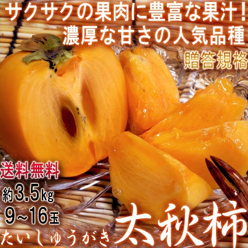 太秋柿 たいしゅう 5年生 柿 太秋（たいしゅう） ＜ 完全甘柿：旬の果物百科