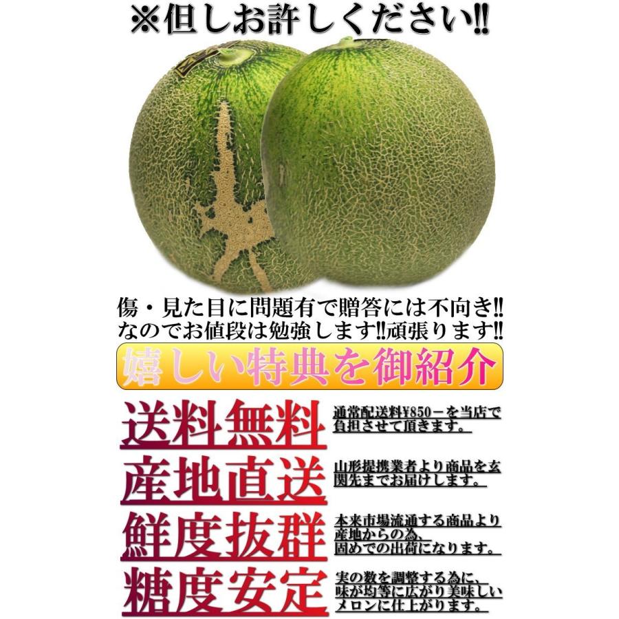 産地直送 庄内メロン 赤肉限定 約5〜6kg 3〜6玉 山形県産 訳あり品 庄内砂丘で育てたこだわりの味！クインシーメロン中心｜wamers｜05