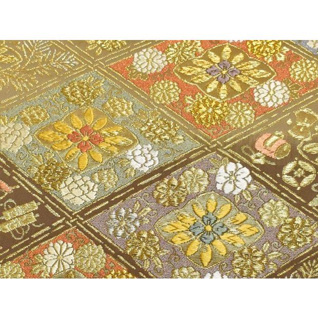 フォーマル用 西陣織 藤原謹製 正絹 高級袋帯（お仕立代無料＆送料無料