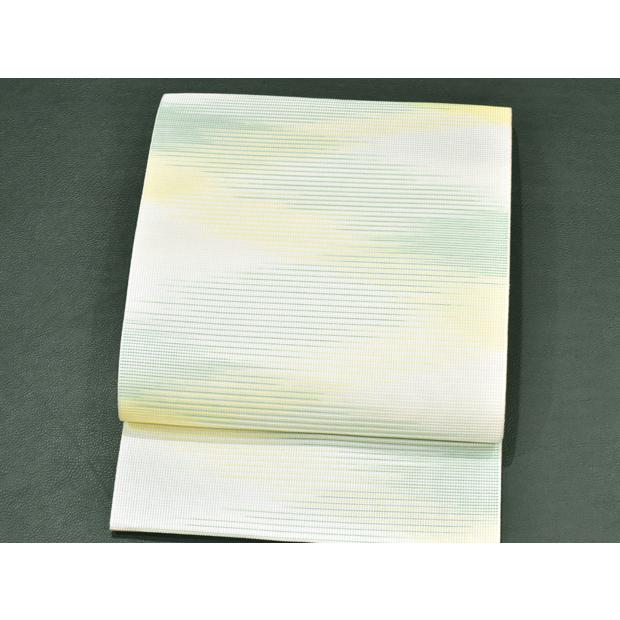 【新品】松装織物　本場筑前博多織 八寸名古屋帯　オールシーズン帯　繧繝霞　灰青色 楽天市場】＜春夏秋冬オールシーズン使える＞本場筑前 博多織 松