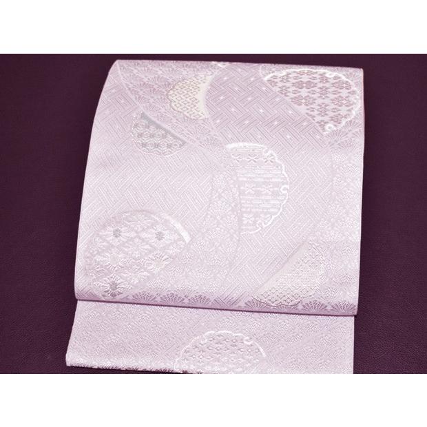 絹化粧＞本場筑前 博多織 黒木織物謹製 正絹 八寸名古屋帯【お