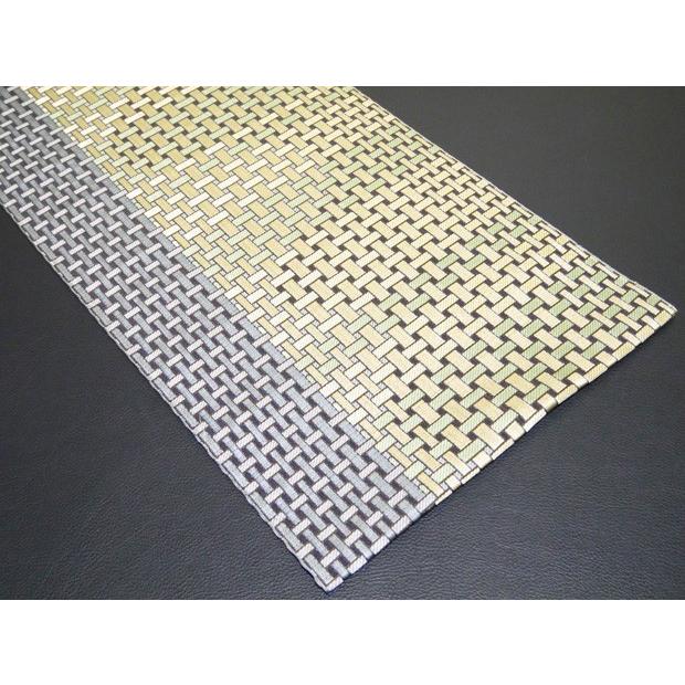 本場筑前 博多織 福絖織物謹製 博多帯 全通 紋八寸名古屋帯 正絹（お