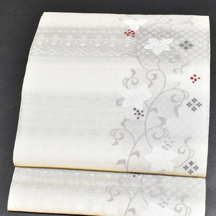 単衣帯＆冬帯 西陣織 弥栄織物謹製 西陣帯 3シーズン対応 九寸名古屋  