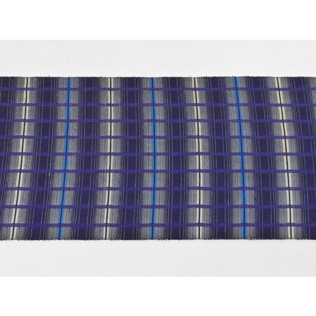 米沢 新田工房 紅花染)手織り 牛首紬 全通 九寸名古屋帯(お仕立代無料  