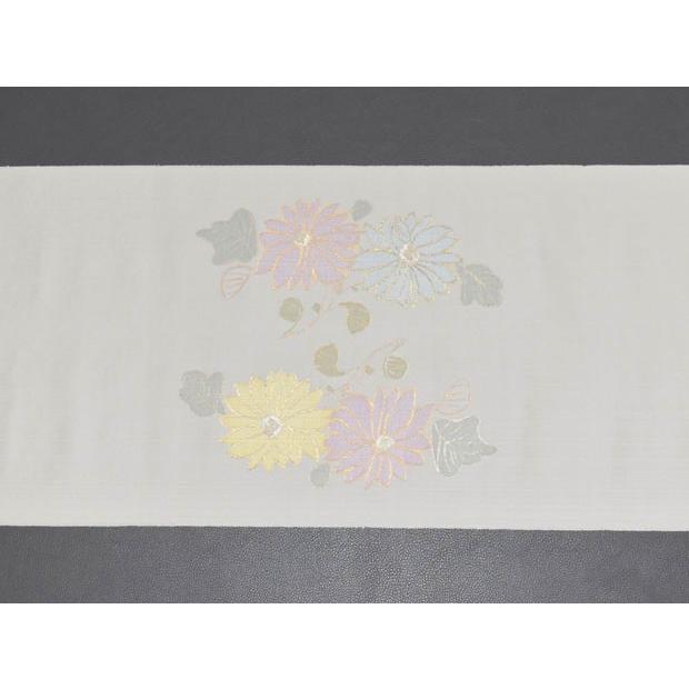 間違いなく手織（証紙付）)西陣織 名門！帯屋捨松謹製 高級九寸名古屋  