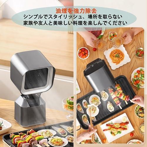 2025新登場 卓上レンジフード 卓上吸煙機 卓上換気扇 2段ギア調整風力
