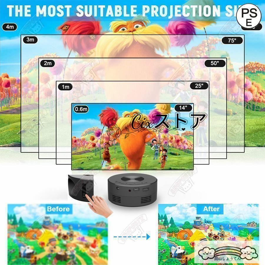 プロジェクター 小型 家庭用1080PフルHD対応 天井 DVD WiFi Bluetooth