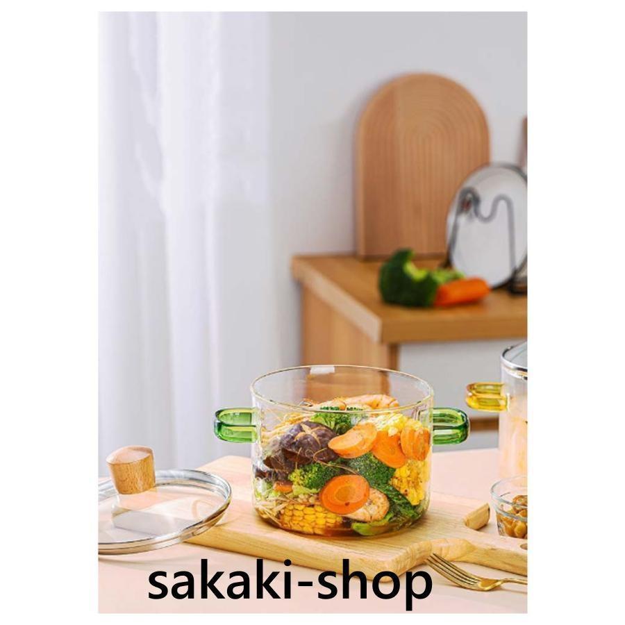 耐熱 ガラス 鍋 直 火 ih で 使える 電気陶炉 対応 ガラス鍋透明ガラス