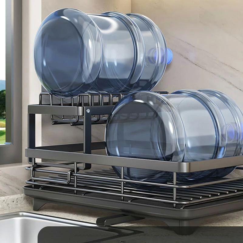 食器水切りラック 水切りかご 水切りラック 2段 食器乾燥ラック シンク