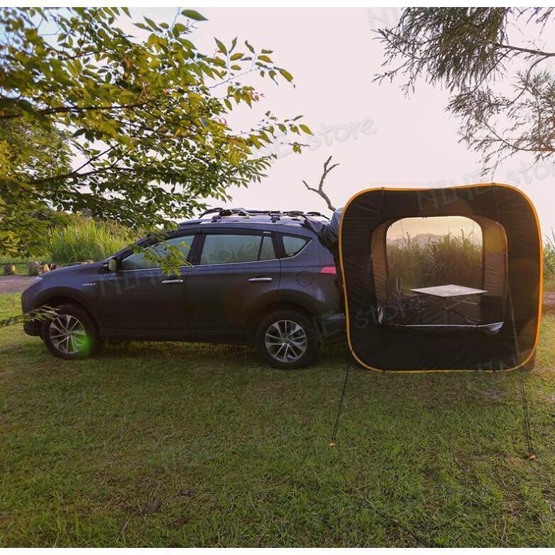 防災対策 アウトドア 車中泊テントカーサイドタープ トランクテント