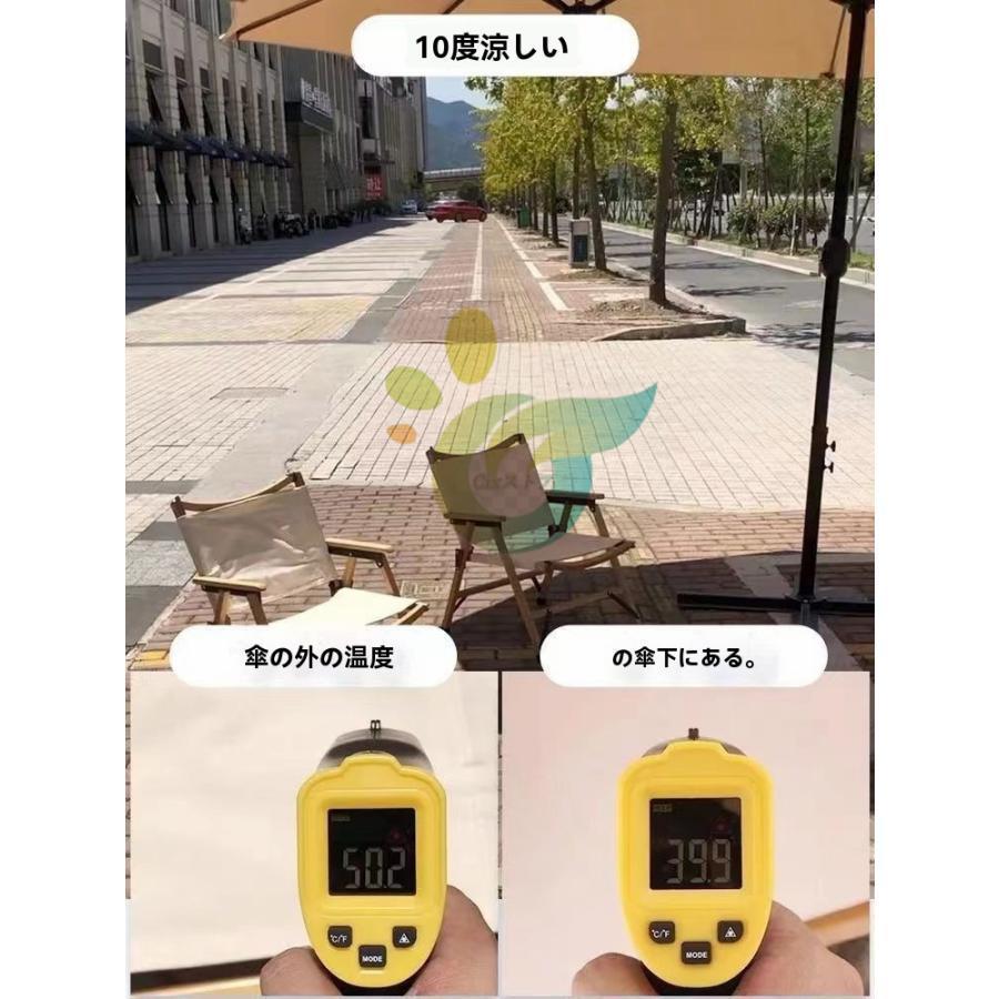 パラソル ガーデンパラソル 大型 長方形 パラソル UVカット 屋外パラソル モダン おし_3