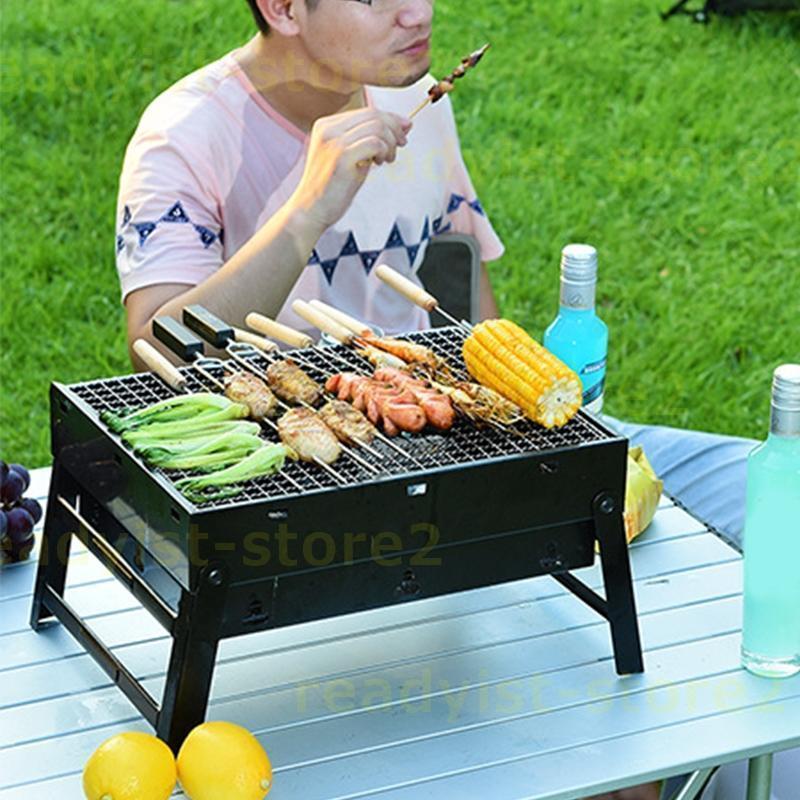 バーベキュー コンロ 卓上コンロ ステンレス 折りたたみグリル 焼肉