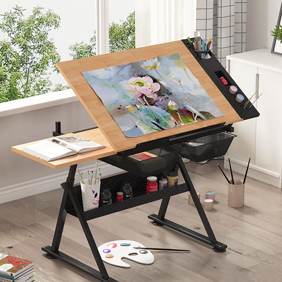 絵画テーブル ドローイングテーブル 6 段階の高さ 68-91CM 多機能製図