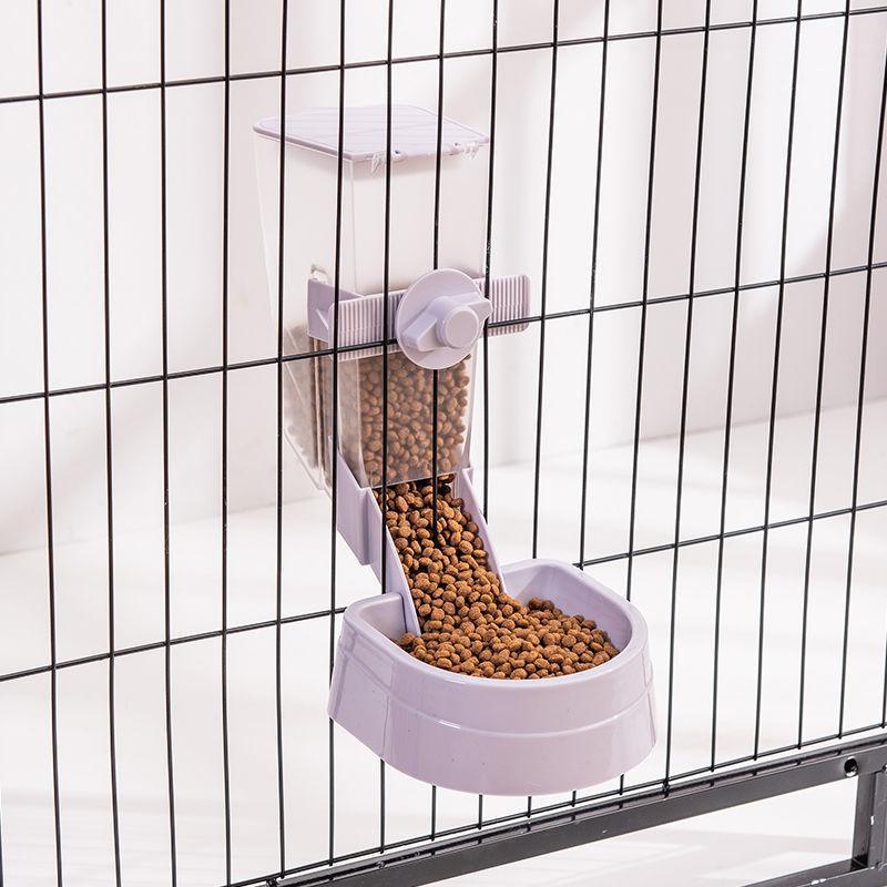 ペット自動給餌器 ケージ 固定 猫 犬 自動餌やり機 取付 食べやすい 