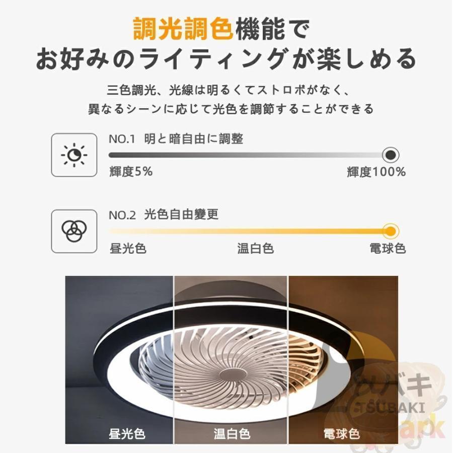 シーリングファンライト 360°自動首振り 逆回転機能 シーリングファン