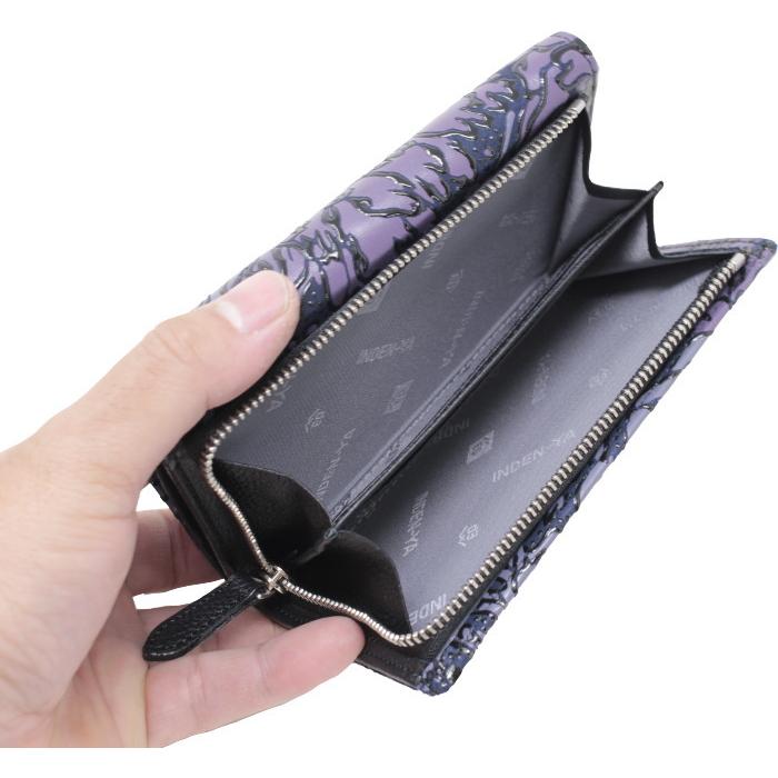 フロニティ 印傳屋 印伝 レディース 二つ折財布 Flonity 7223 送料無料