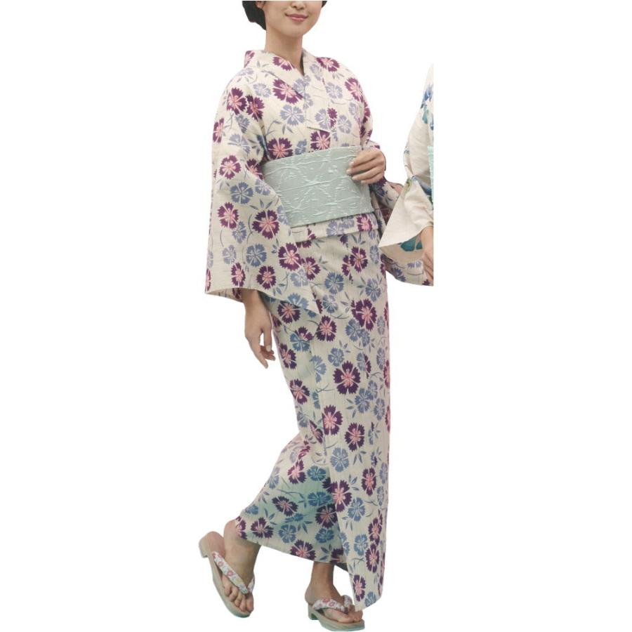 源氏物語 浴衣 レディース ゆかた さわらび 和物屋 女性 ナチュラル 麻