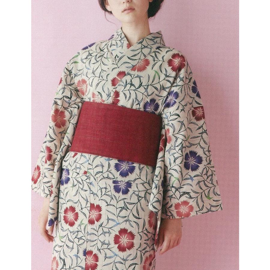 半幅帯 麻 浴衣 夏 着物 レディース おしゃれ 源氏物語 赤 生成 半幅帯 麻 浴衣 夏 着物 レディース おしゃれ 源氏物語 赤 生成