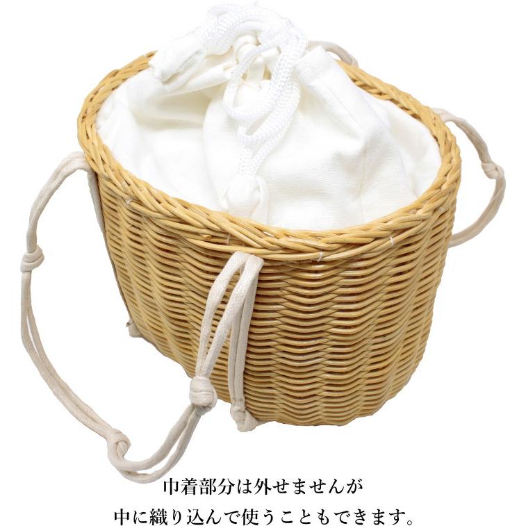 和装 かごバッグ 着物 巾着 レディース レディス ladys 手提げ