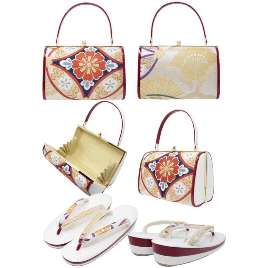 草履 バッグ セット レディース set ladys 振袖用 和装小物 レディス 成人式 ll 3L 大きいサイズ 結婚式 留袖 訪問着 フォーマル用の画像