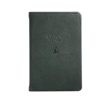 Graphic Image U.S. National Parks Guide & Journal, Genuine Leather, 5", Gre 手帳カバー