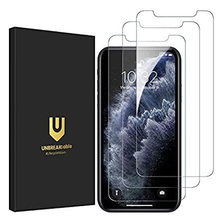 UNBREAKcable 3-Pack Screen Protector for iPhone 11 Pro/iPhone XS/iPhone X, 踏み石、飛び石