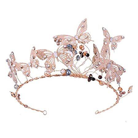 特別価格XJJZS Vintage Wedding Accessories Bridal Headpiece Flower Crown Headband Ha好評販売中 ティアラ