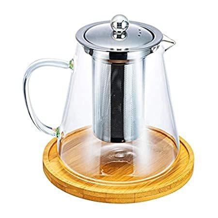 teapot Glass teapot with stainless steel detachable tea maker, suitable for ヤカン、ケトル