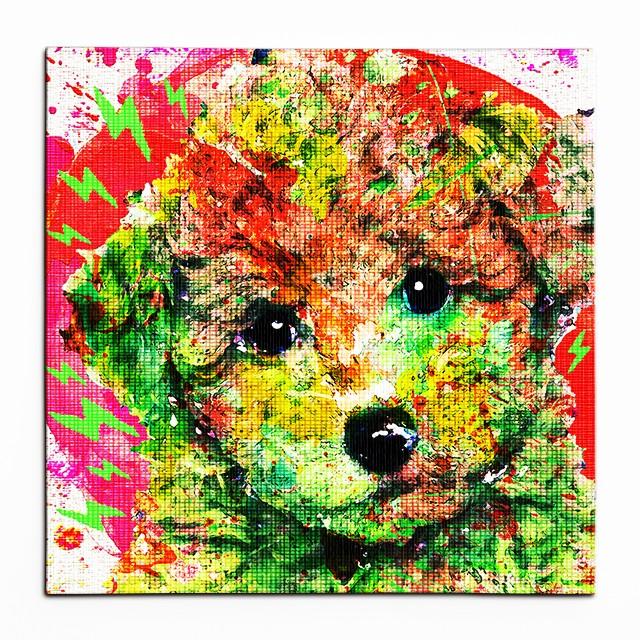 Emotions トイプードル Sサイズ 4枚セット ワンにゃんアートキャンバス 絵画 アート 犬 Wn 4emo Tpo S ワンにゃんギャラリー 通販 Yahoo ショッピング