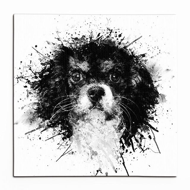 Big Bang Monochrome キャバリアキングチャールズスパニエル Lサイズ ワンにゃんアートキャンバス 絵画 犬 モノクロ グッズ アートパネル Wn Cav L ワンにゃんギャラリー 通販 Yahoo ショッピング