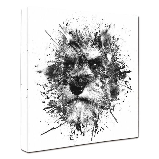 いいスタイル ミニチュアシュナウザー Monochrome Bang Big ミニチュアシュナウザーの可愛らしさ大爆発 ｌサイズ 絵画 犬 モノクロ グッズ アートパネル ワンにゃんアートキャンバス オーナーズグッズ Www Solidarite Numerique Fr
