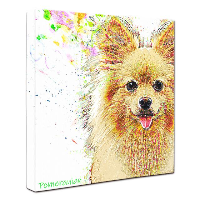Watch Square ポメラニアン ｓサイズ ワンにゃんアートキャンバス Huge Series 絵画 アート 犬 Wn Huwa Pom2 S ワンにゃんギャラリー 通販 Yahoo ショッピング