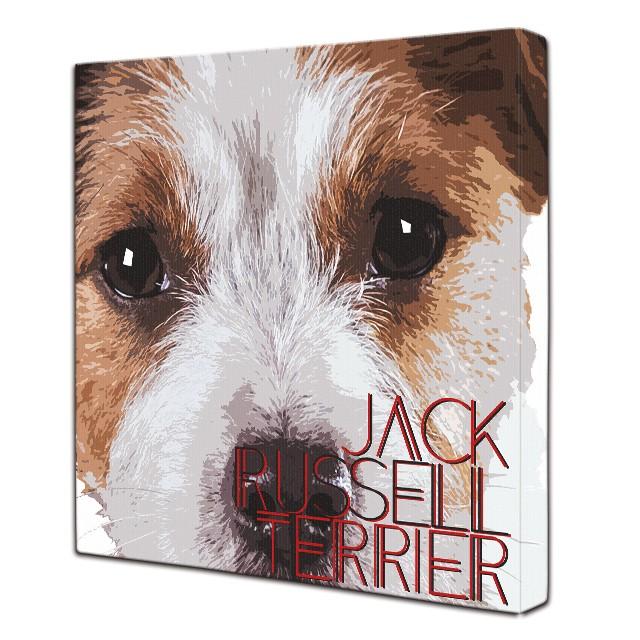 Impact Color ジャックラッセルテリア ｌサイズ ワンにゃんアートキャンバス 絵画 犬 インテリア雑貨 グッズ Wn Imc Jrt L ワンにゃんギャラリー 通販 Yahoo ショッピング
