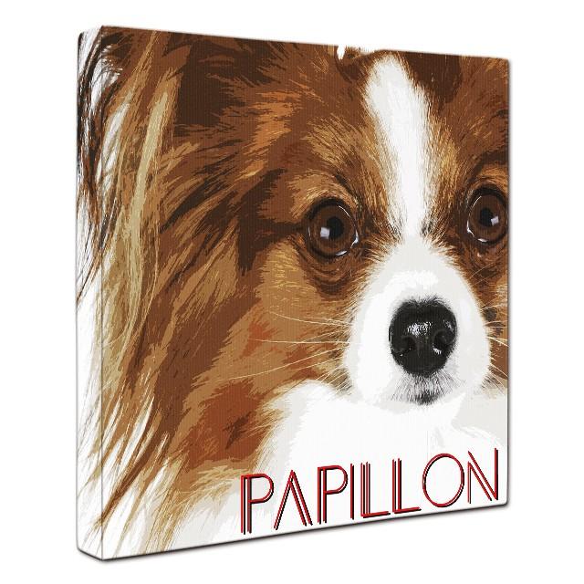 Impact Color パピヨン ｓサイズ ワンにゃんアートキャンバス 絵画 犬 インテリア雑貨 グッズ Wn Imc Pap S ワンにゃんギャラリー 通販 Yahoo ショッピング