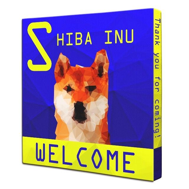 Welcome 柴犬 Lサイズ ワンにゃんアートキャンバス Polygon Series 絵画 犬 インテリア雑貨 グッズ Wn Powe Sbk L ワンにゃんギャラリー 通販 Yahoo ショッピング