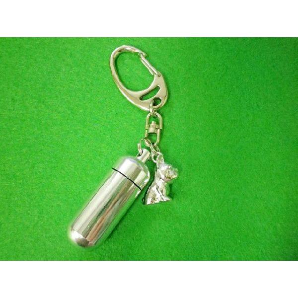 ペット仏具 遺骨カプセルキーホルダー カプセル大 フレンチ ブルドッグ Apaproduction Fr
