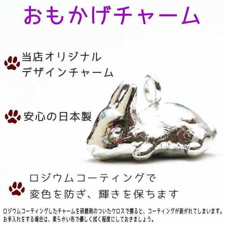 遺骨カプセルキーホルダー うさぎ 立ち耳 刻印 名入れ ペット