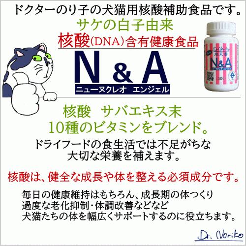 ニューヌクレオエンジェル 300粒×2本 ドクターのり子 犬猫用核酸サプリメント 免疫強化 病気回復｜wan-nyan-olive｜05