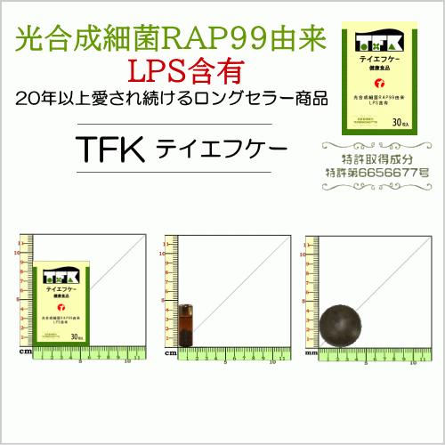 TFK テイエフケー 戸田フロンティ酵素30粒 光合成細菌RAP99