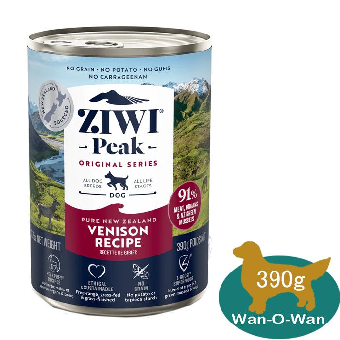 ジウィピーク ZiwiPeak ドッグ缶 (ベニソン)390g : ワンオーワン