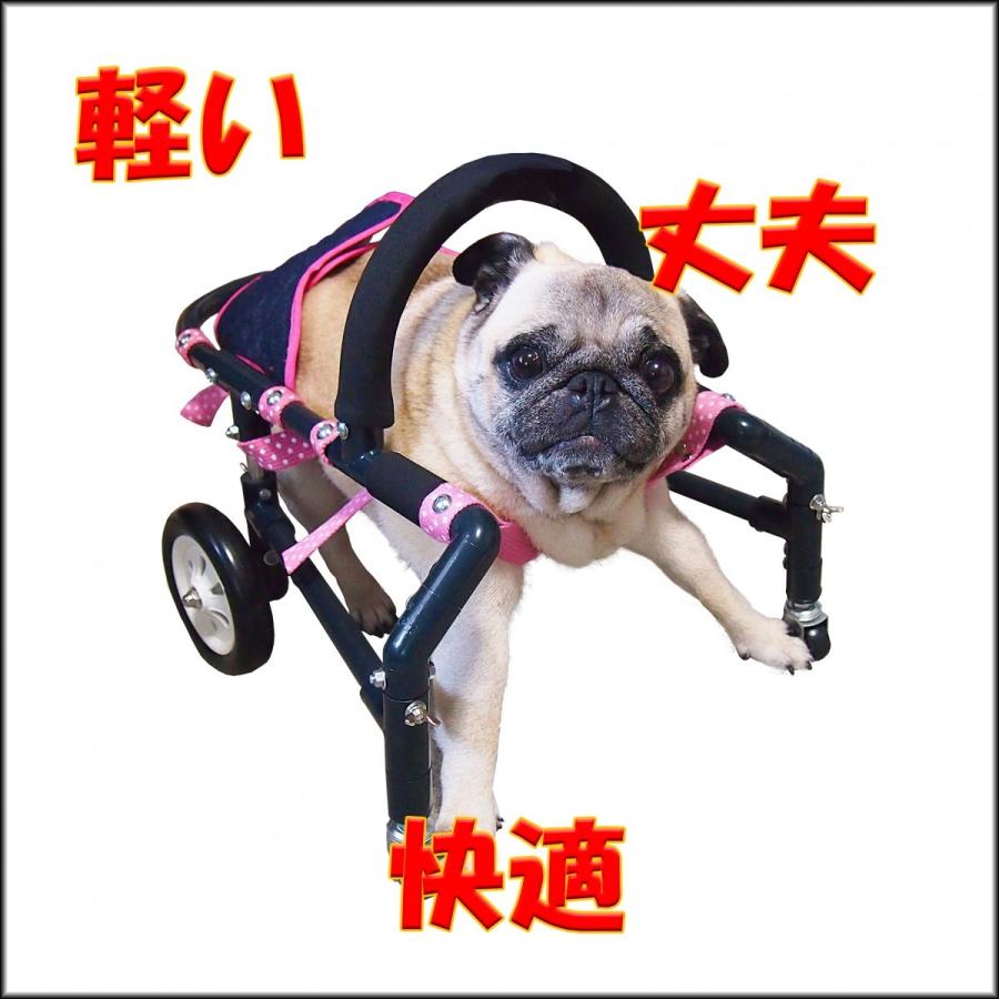 犬の車椅子（車いす） 動物病院 獣医師 推奨品（小型犬用 4輪 黒）｜wan-step｜11